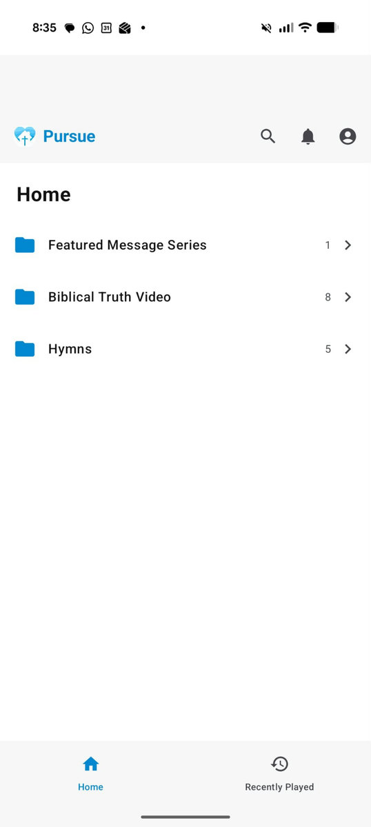God’s Household on Android — Home